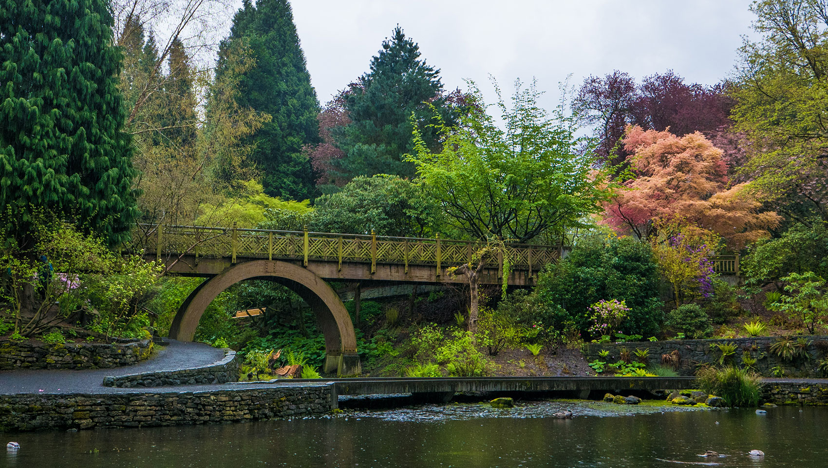 Wooden Bridge Portland Springs