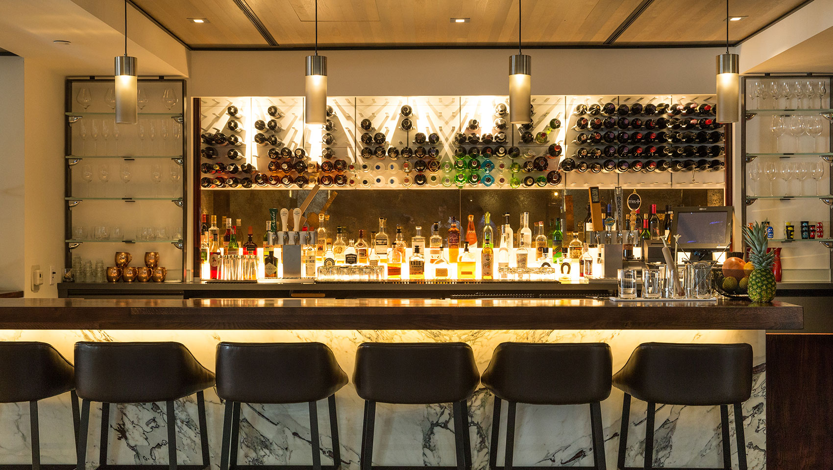 Kimpton Hotel Vintage Portland Bacchus Bar in Lobby
