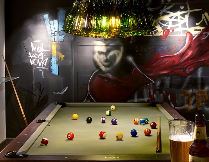 Adult Game lounge at Kimpton Hotel Vintage